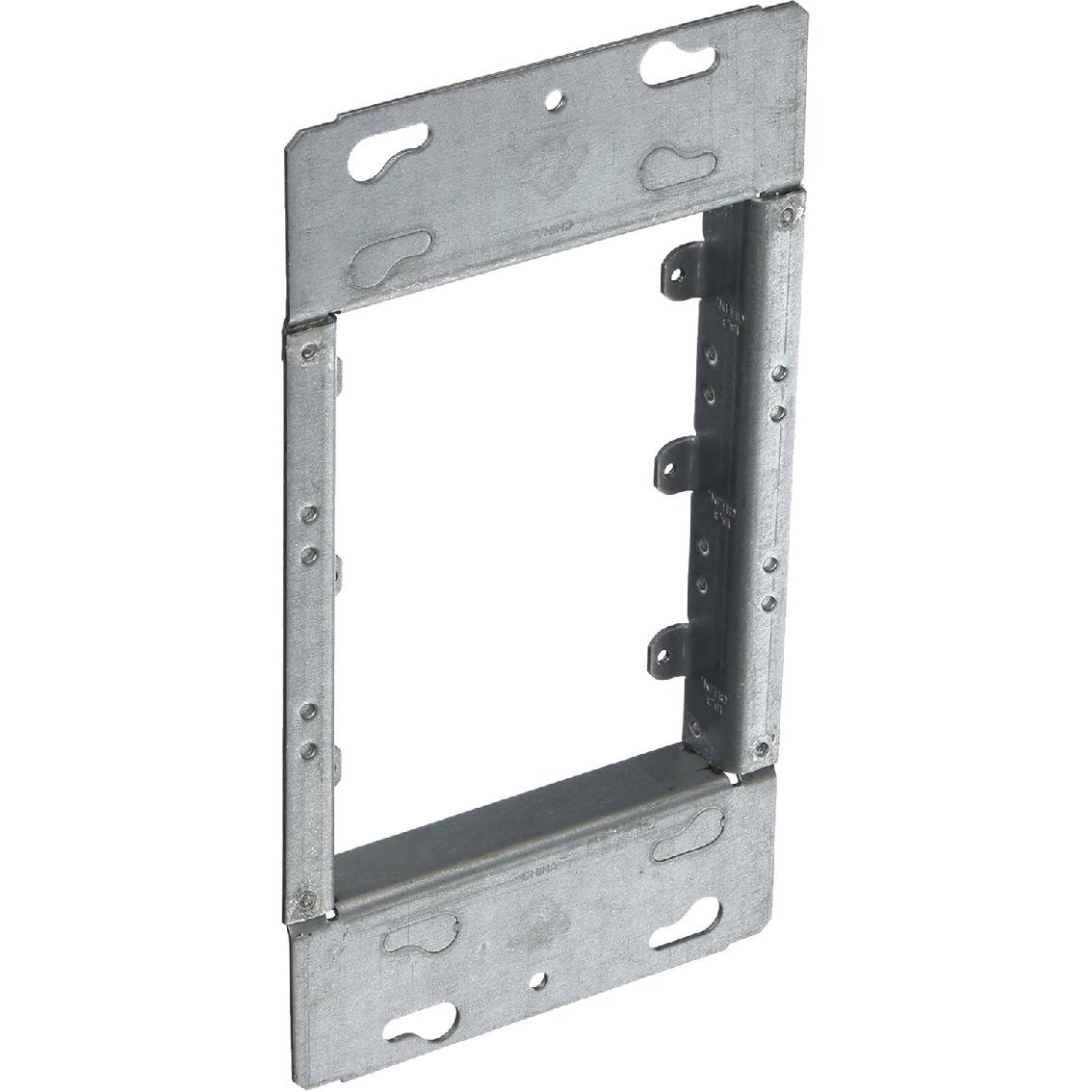 Hubbell-Raco 822 3/4-Inch Raised 3 Gang Welded Box Mud Ring, Gray
Hubbell-Raco 822 3/4-Inch Raised 3 Gang Welded Box Mud Ring, Gray