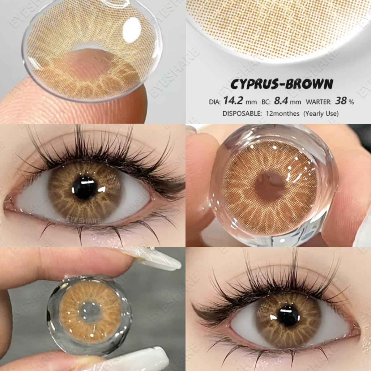 EYESHARE Цветные контактные линзы Синие контактные линзы Коричневые линзы для очков Зеленые контактные линзы Серые натуральные линзы 1 пара 0
EYESHARE Цветные контактные линзы Синие контактные линзы Коричневые линзы для очков Зеленые контактные линзы Серые натуральные линзы 1 пара 0