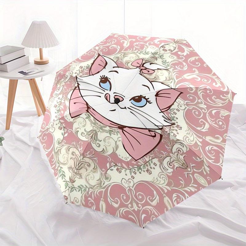 Marie Cat Fashion Umbrella, Automatic Opening and Closing Cartoon Design, Iron Ribs and Handle, 8 Ribs, Suitable for All Occasions and Trave
Marie Cat Fashion Umbrella, Automatic Opening and Closing Cartoon Design, Iron Ribs and Handle, 8 Ribs, Suitable for All Occasions and Trave