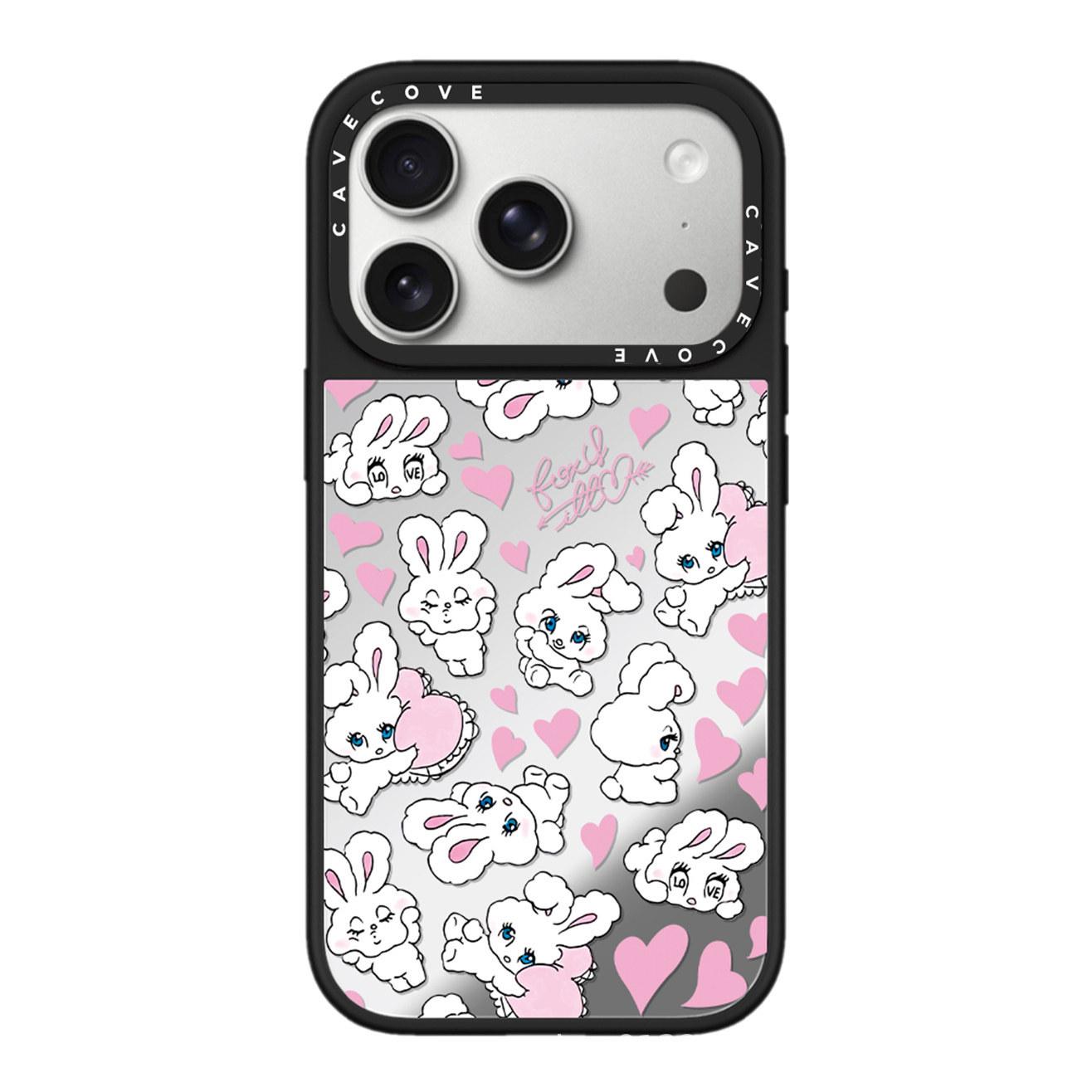 Playful Rabbit Heart MagSafe Magnetic Case for Apple iPhone 13, 14, 15 Pro, and 17 Pro Max - Transparent/Mirror Finish iPhone 15 Plus
Playful Rabbit Heart MagSafe Magnetic Case for Apple iPhone 13, 14, 15 Pro, and 17 Pro Max - Transparent/Mirror Finish iPhone 15 Plus