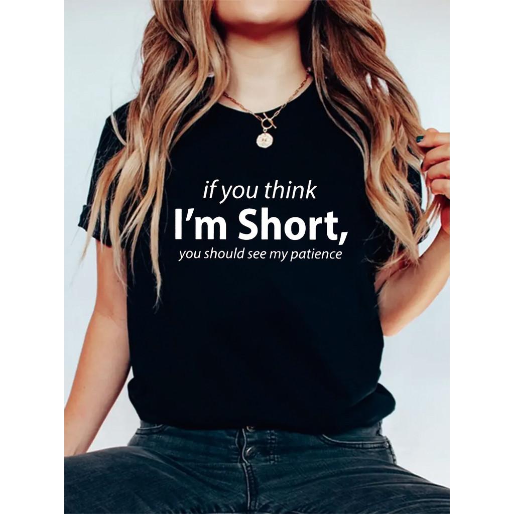 You should check out my patience print solid color T-shirt, crew neck short sleeve casual top, suitable for summer and spring, women s clothing XXL чорний
You should check out my patience print solid color T-shirt, crew neck short sleeve casual top, suitable for summer and spring, women s clothing XXL чорний