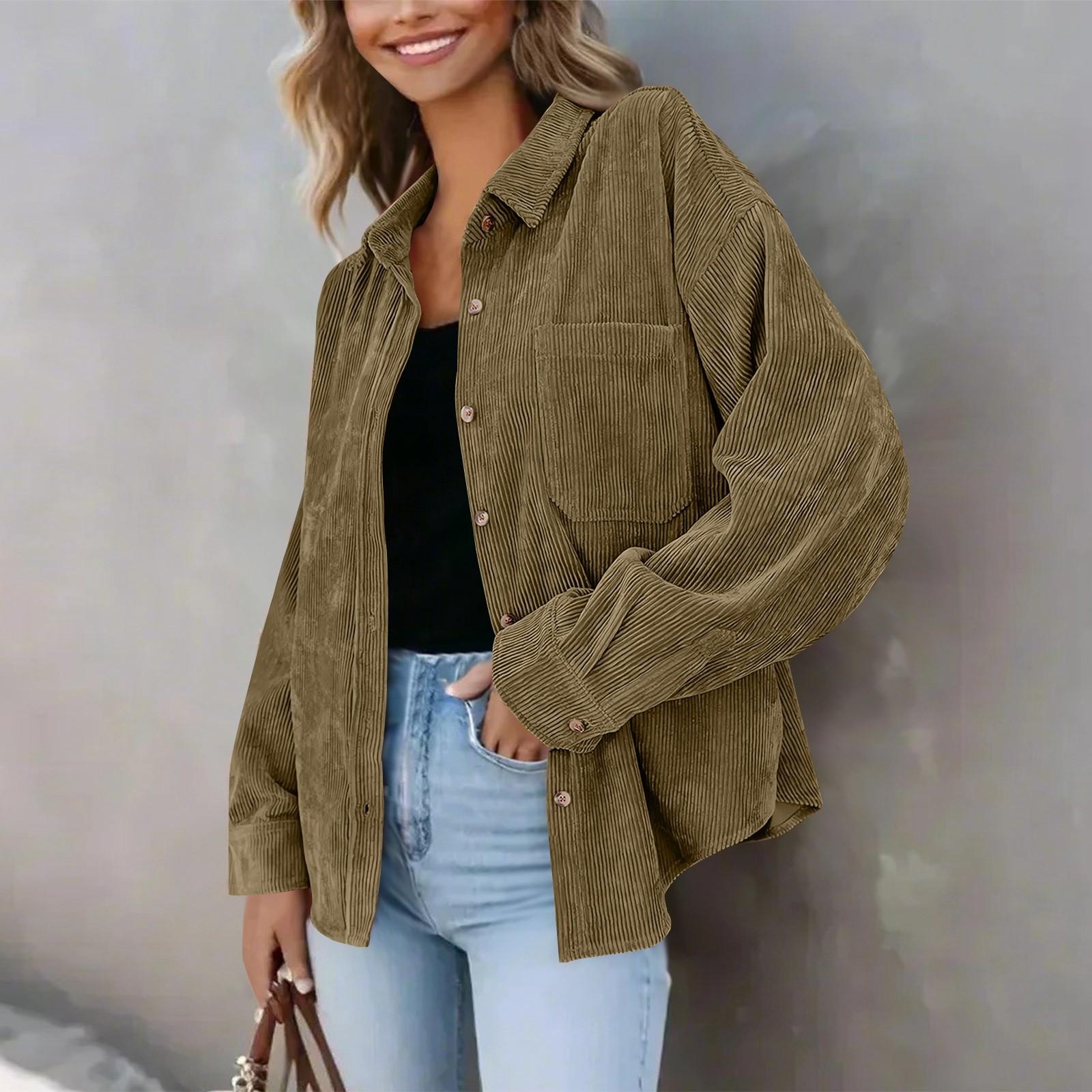 Женская повседневная однотонная свободная куртка с лацканами на пуговицах больших размеров L
Женская повседневная однотонная свободная куртка с лацканами на пуговицах больших размеров L