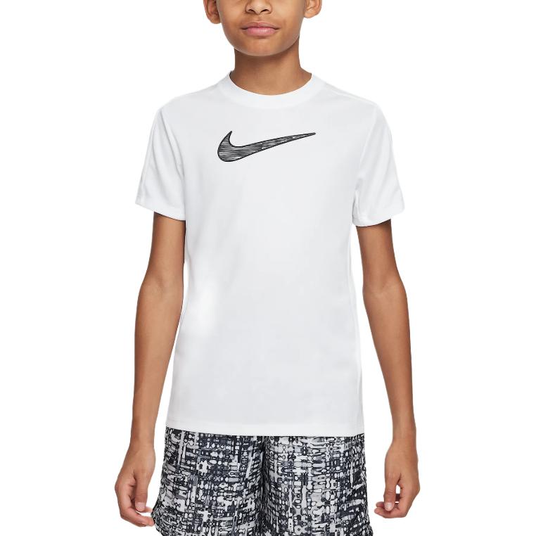 Nike Dri-Fit Trophy 23 Fashion Versatile Lightweight Breathable Short Sleeve T-Shirt Kids Tops White Black HF8079-100 L
Nike Dri-Fit Trophy 23 Fashion Versatile Lightweight Breathable Short Sleeve T-Shirt Kids Tops White Black HF8079-100 L