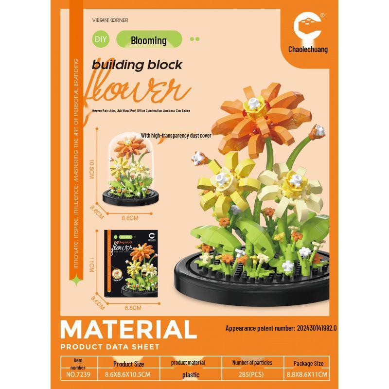 Суккуленты и цветы конструктор - Совместимый с Лего, Комнатные растения, Стабилизированные цветы, Детские игрушки
Суккуленты и цветы конструктор - Совместимый с Лего, Комнатные растения, Стабилизированные цветы, Детские игрушки