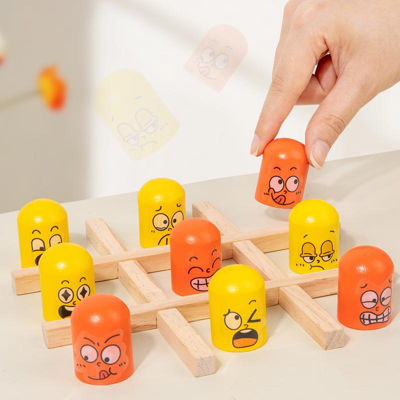 Children s Wooden Creative Expression Stickers Tic-Tac-Toe Interactive Fun Playful Brain Thinking Games New Products
Children s Wooden Creative Expression Stickers Tic-Tac-Toe Interactive Fun Playful Brain Thinking Games New Products