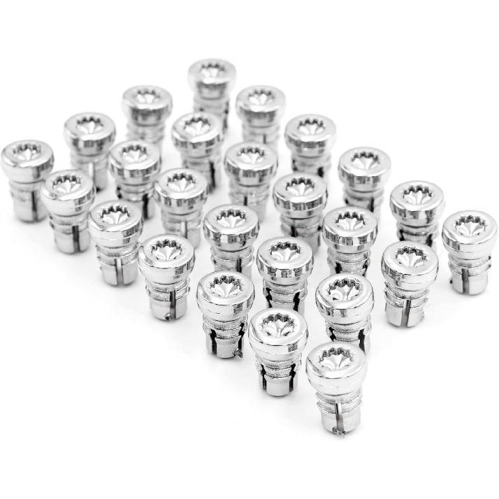 RTRHINOTUNING 50PCS Chrome 7.9mm(0.31in) Wheels Rims Riveters, Head: 10mm / 0.39in Universal Replacement Plastic Wheel Decorative Nuts Chrome
RTRHINOTUNING 50PCS Chrome 7.9mm(0.31in) Wheels Rims Riveters, Head: 10mm / 0.39in Universal Replacement Plastic Wheel Decorative Nuts Chrome