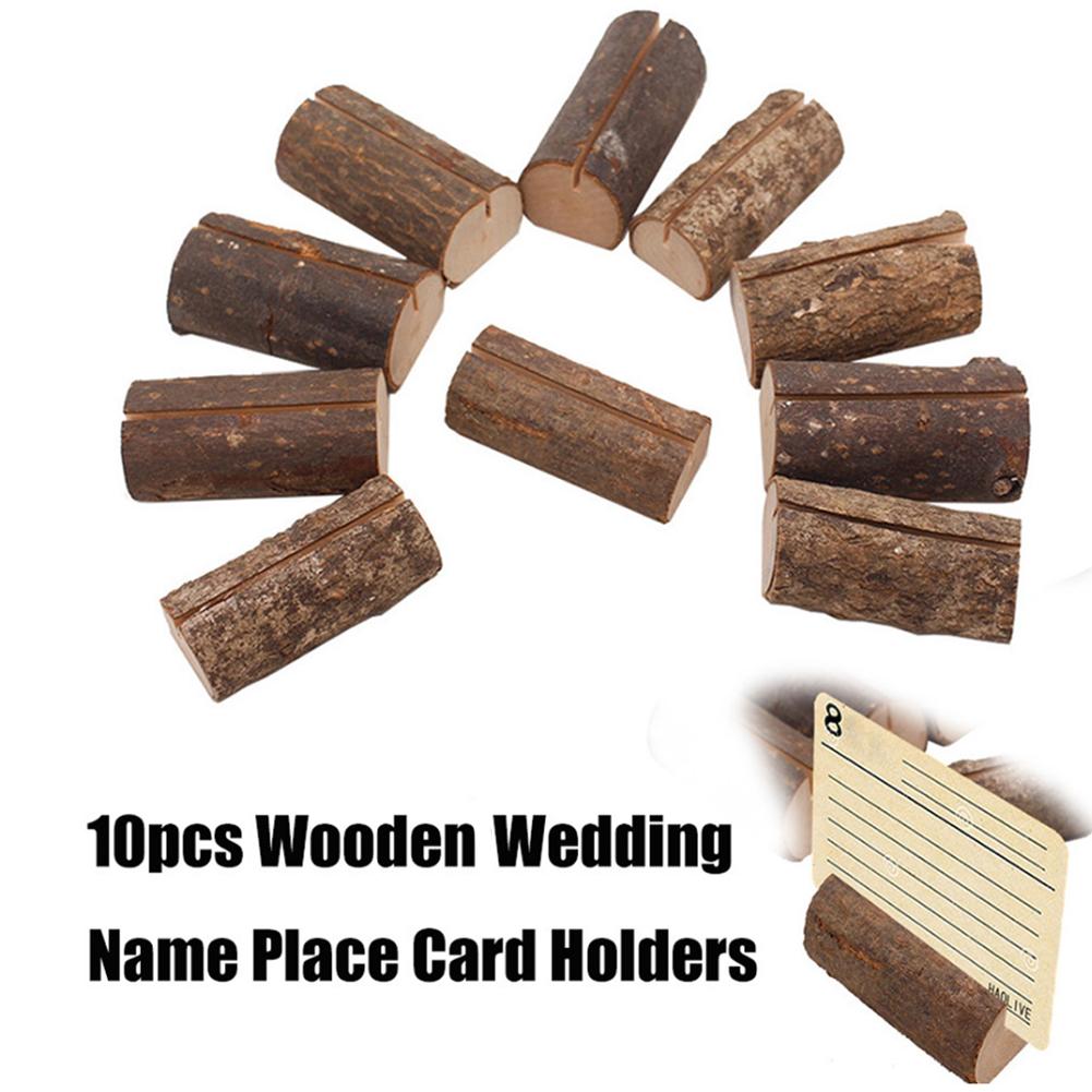 10Pcs Wooden Name Place Card Holder Stand Table Menu Wood Photos Natural Folder Rustic Clips Party Wedding Desktop Decor
10Pcs Wooden Name Place Card Holder Stand Table Menu Wood Photos Natural Folder Rustic Clips Party Wedding Desktop Decor