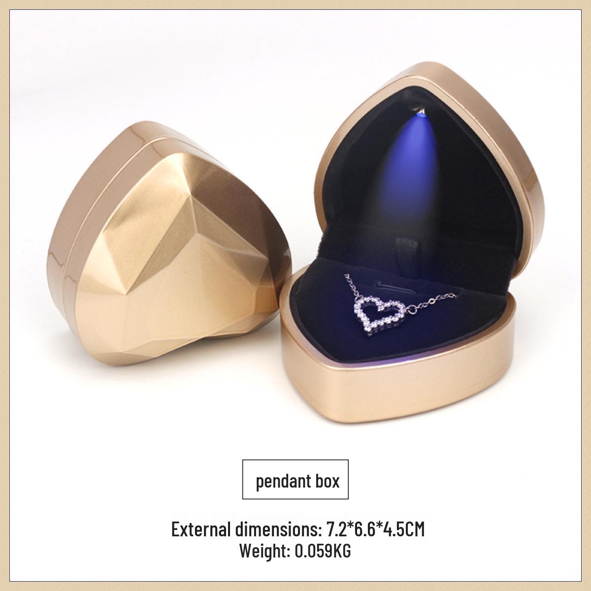 Heart-Shaped Light-Up Jewelry Box: Luxury Illuminated Ring & Necklace Case
Heart-Shaped Light-Up Jewelry Box: Luxury Illuminated Ring & Necklace Case