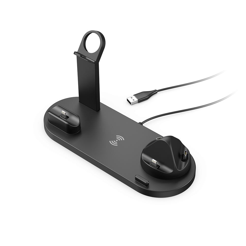 15W 4 in 1 Wireless Charger Dock for iPhone Samsung AirPods iWatch Stand Fast Charging Station BXD-07A
15W 4 in 1 Wireless Charger Dock for iPhone Samsung AirPods iWatch Stand Fast Charging Station BXD-07A