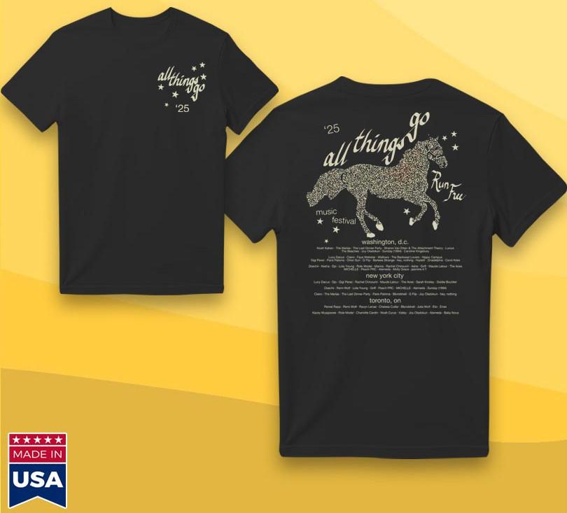 All Things Go Run Free Lineup 2025 Indie amp Pop Live Series T-Shirt Unisex T-Shirt S
All Things Go Run Free Lineup 2025 Indie amp Pop Live Series T-Shirt Unisex T-Shirt S