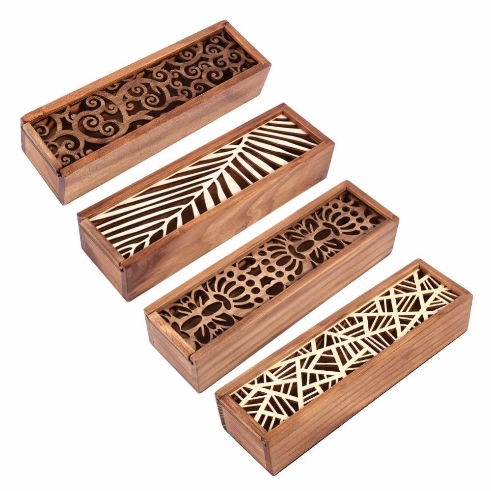 Portable Stationery Box Hollow Pencil Case High Quality Wooden Pencil Box Desk Storage Accessories B
Portable Stationery Box Hollow Pencil Case High Quality Wooden Pencil Box Desk Storage Accessories B