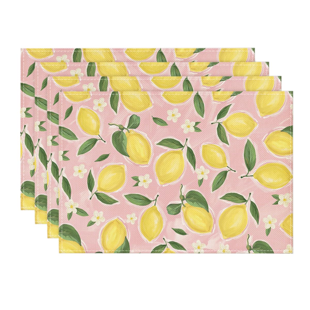Blue Lemon Flower Floral Summer Placemats Set of 4,12x18 Inch Seasonal Spring Table Mats for Party Kitchen Dining Decoration 12 x 18 , Rectangular 4 Pcs
Blue Lemon Flower Floral Summer Placemats Set of 4,12x18 Inch Seasonal Spring Table Mats for Party Kitchen Dining Decoration 12 x 18 , Rectangular 4 Pcs