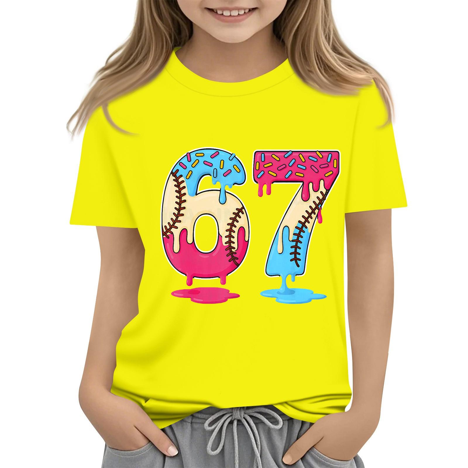 Футболки для малышей, девочек и мальчиков, детские футболки с короткими рукавами и принтом для мальчиков и девочек 140 жёлтый
Футболки для малышей, девочек и мальчиков, детские футболки с короткими рукавами и принтом для мальчиков и девочек 140 жёлтый