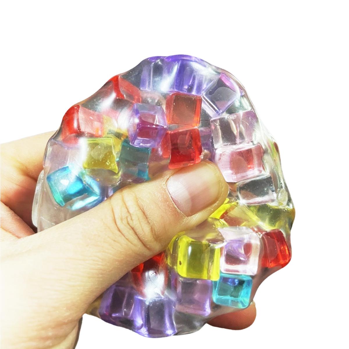 Rainbow Cube Stress Ball TPR Bead Pressure Reducing Decompression Pinch Ball for Children DIY Handmade Adult Vent Toy
Rainbow Cube Stress Ball TPR Bead Pressure Reducing Decompression Pinch Ball for Children DIY Handmade Adult Vent Toy