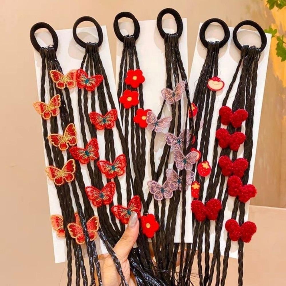Rubber Bands Girls Colorful Butterfly Wigs Flower Wigs Ponytail Headbands Birthday Gifts 1
Rubber Bands Girls Colorful Butterfly Wigs Flower Wigs Ponytail Headbands Birthday Gifts 1