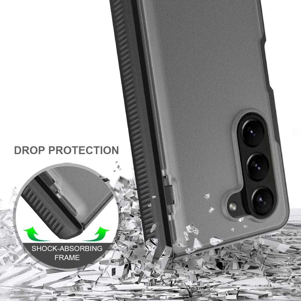For Samsung Galaxy Z Fold5 5G Case Hinge Protection Matte Phone Cover with PET Film Black
For Samsung Galaxy Z Fold5 5G Case Hinge Protection Matte Phone Cover with PET Film Black