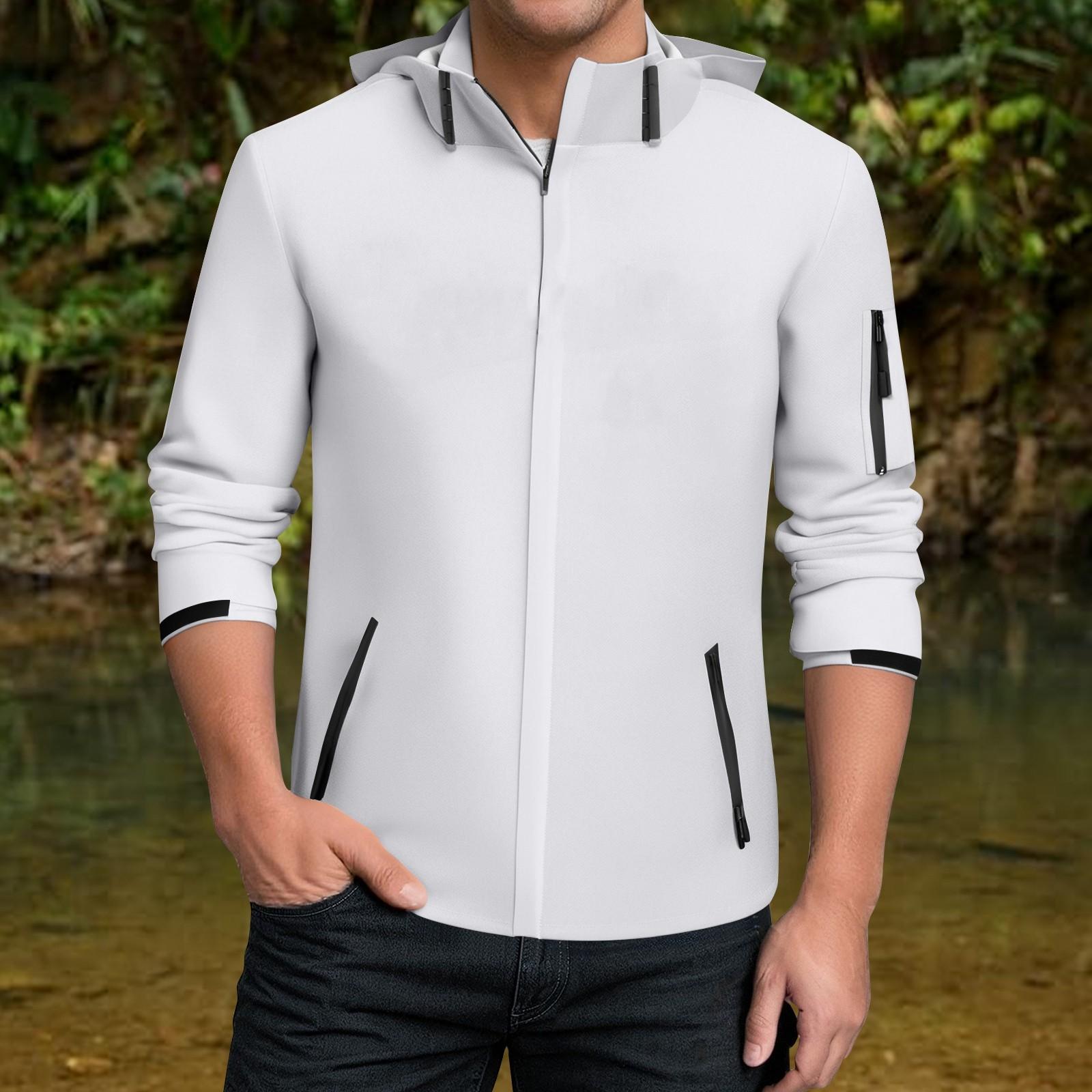 Мужская водонепроницаемая ветровка, легкий дождевик с капюшоном для повседневной носки XXL белый
Мужская водонепроницаемая ветровка, легкий дождевик с капюшоном для повседневной носки XXL белый