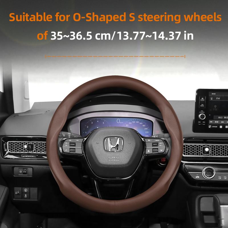 Suitable for Honda Ultra-Thin Breathable Leather Steering Wheel Cover Suitable for Civic Fit 8Th Gen 8 City Accord 9 10 Vezel Freed Breeze 7 Jade S
Suitable for Honda Ultra-Thin Breathable Leather Steering Wheel Cover Suitable for Civic Fit 8Th Gen 8 City Accord 9 10 Vezel Freed Breeze 7 Jade S