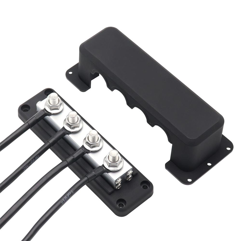 High Current 4*3/8 Bus Bar Electric Terminal Board 600A 4x10mm Power Terminals For Marine RV
High Current 4*3/8 Bus Bar Electric Terminal Board 600A 4x10mm Power Terminals For Marine RV