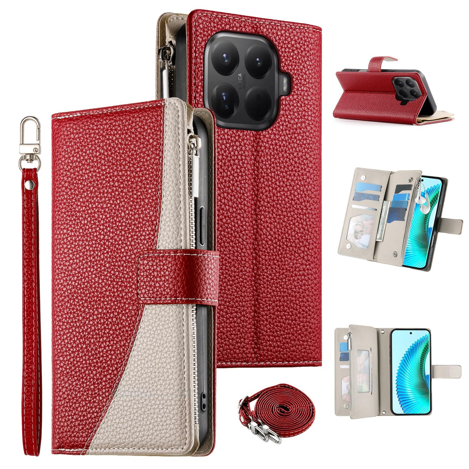 For Xiaomi 15T Pro Case Zipper Wallet Color Splicing Leather Flip Phone Cover with Straps
For Xiaomi 15T Pro Case Zipper Wallet Color Splicing Leather Flip Phone Cover with Straps