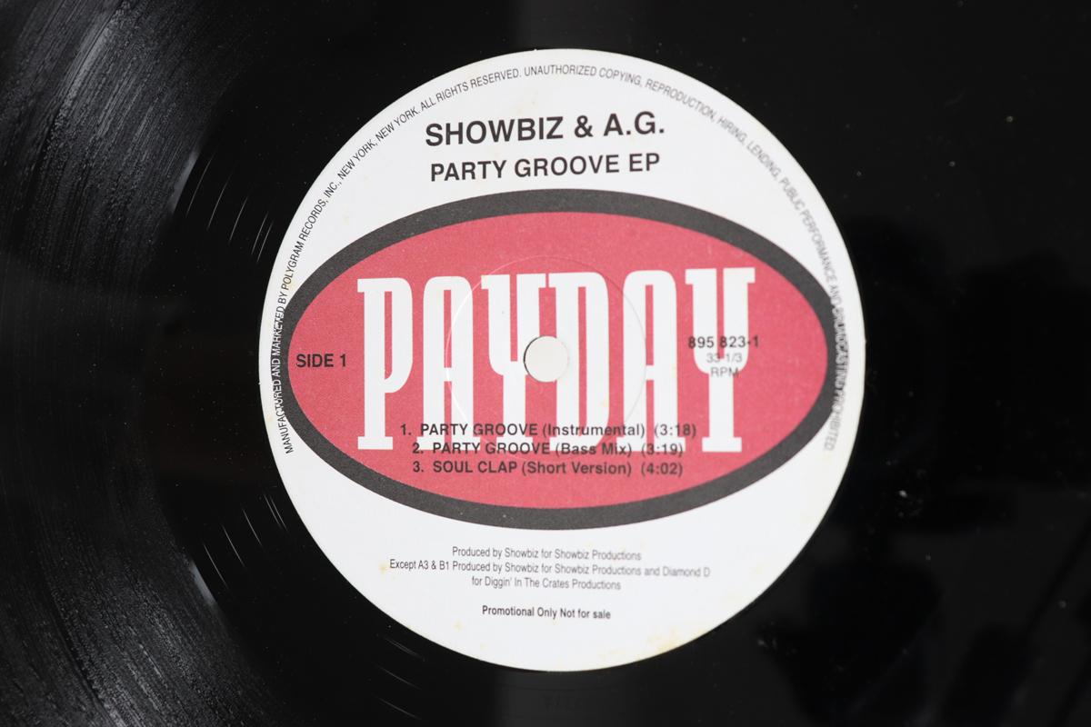 12inch Record SHOWBIZ A.G. Party Groove 8958231 PAYDAY US Rap HipHopRB Used
12inch Record SHOWBIZ A.G. Party Groove 8958231 PAYDAY US Rap HipHopRB Used