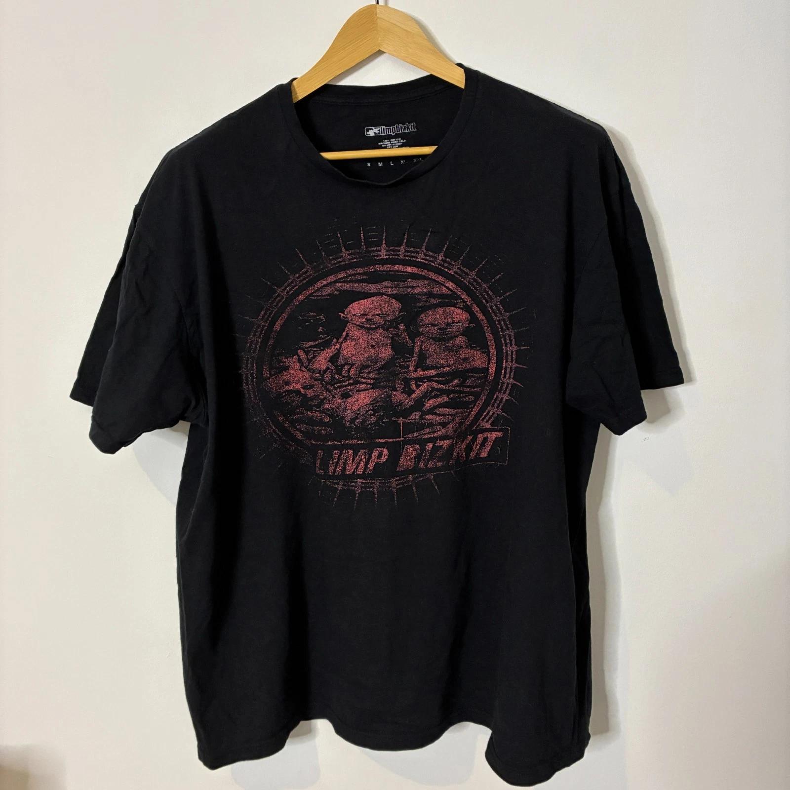 Limp Biskit Shirt Mens XL Extra Large Black Radical Cover Nu Metal Rock Band Tee 4XL
Limp Biskit Shirt Mens XL Extra Large Black Radical Cover Nu Metal Rock Band Tee 4XL