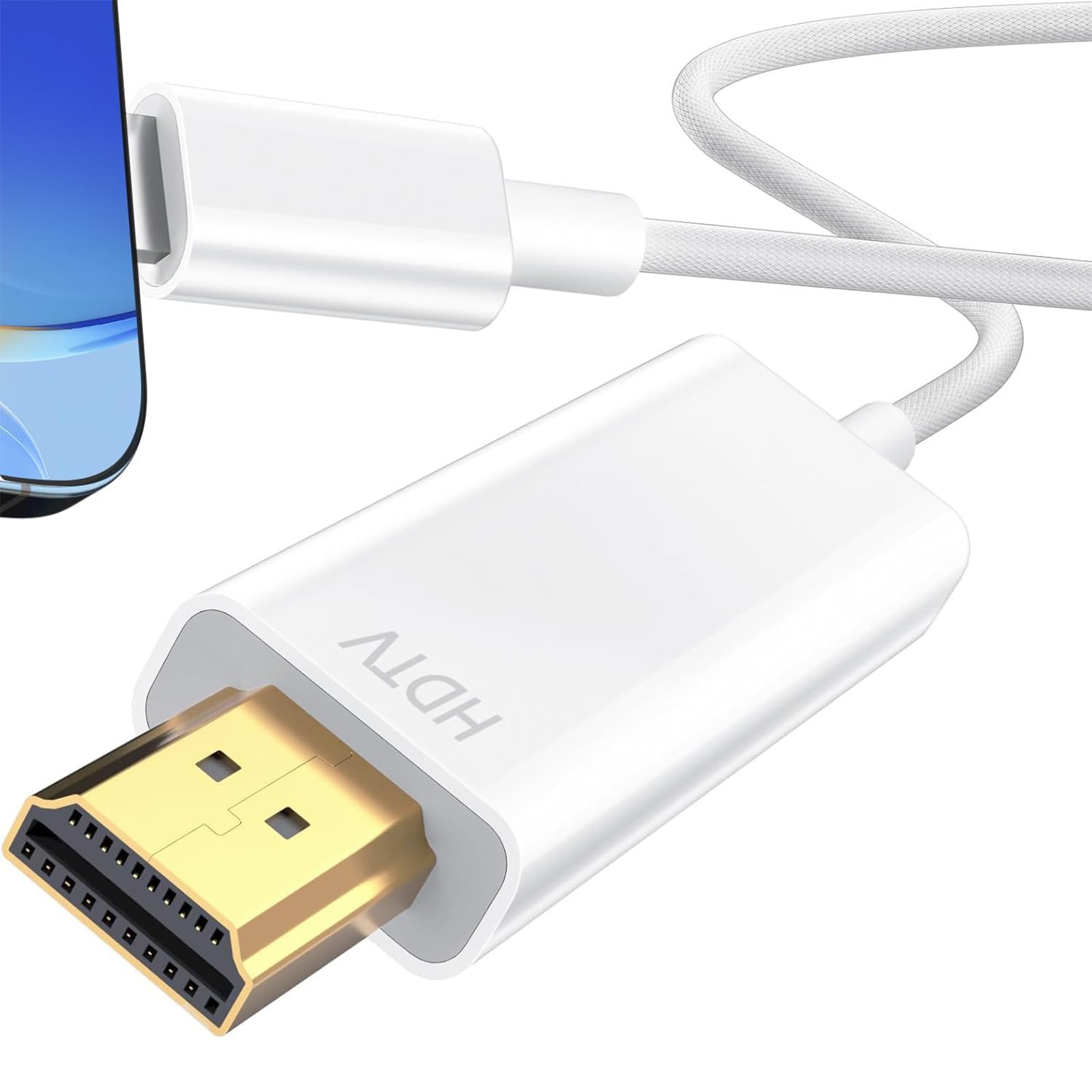 HDMI Conversion Mirroring 3M AV Replacement Displays Screen on 1080P Large No Settings Just Plug Japanese Instruction Manual White i-Phone Cable,
HDMI Conversion Mirroring 3M AV Replacement Displays Screen on 1080P Large No Settings Just Plug Japanese Instruction Manual White i-Phone Cable,