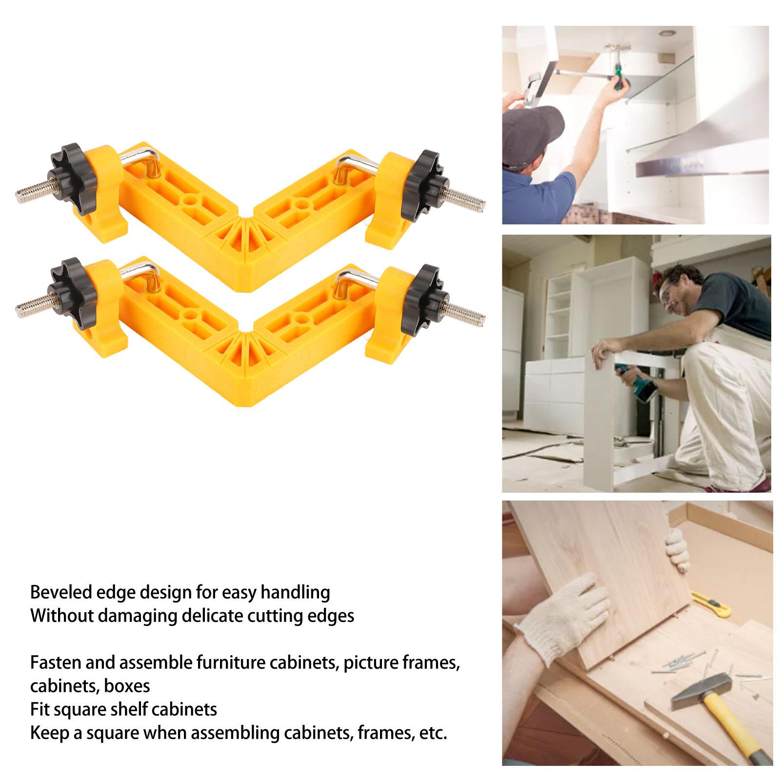 2Pcs 90 Degree Positioning Right Angle Fixing Clamp ABS Woodworking Tool 120mm(4‑1Celsius2in)
2Pcs 90 Degree Positioning Right Angle Fixing Clamp ABS Woodworking Tool 120mm(4‑1Celsius2in)