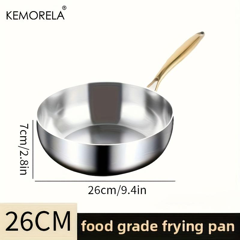 316 Stainless Steel Frying Pan Deepened Wok Non-Stick Skillets Steak Gas Stove Induction Cooker Universal Pan Kitchen Cookware
316 Stainless Steel Frying Pan Deepened Wok Non-Stick Skillets Steak Gas Stove Induction Cooker Universal Pan Kitchen Cookware
