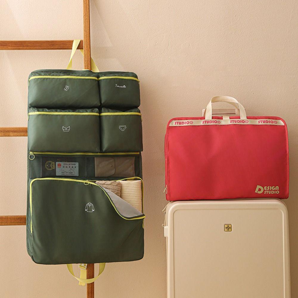 Hanging 7in 1 Clothing Storage Bag Folding Storage Hanging Bag Luggage Organizing Bag Home зелений
Hanging 7in 1 Clothing Storage Bag Folding Storage Hanging Bag Luggage Organizing Bag Home зелений