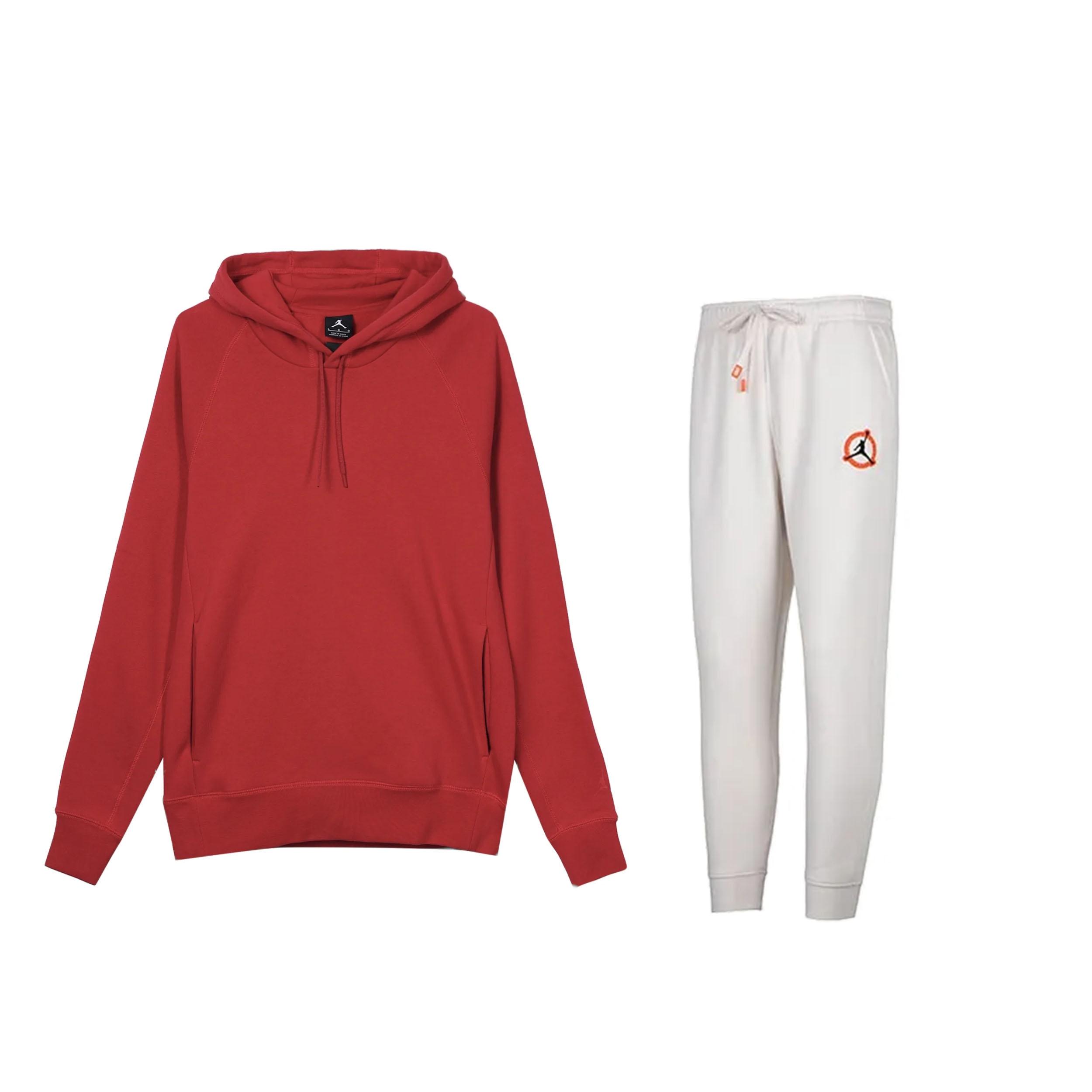 Jordan Solid Color Hoodie Comfortable Versatile Drawstring Pants Casual Sports Suit Unisex suit AQ1209-687+DV7597-030 XL
Jordan Solid Color Hoodie Comfortable Versatile Drawstring Pants Casual Sports Suit Unisex suit AQ1209-687+DV7597-030 XL