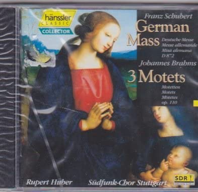 CD SCHUBERT, BRAHMS, RUPERT HUBER; SUD - GERMAN MASS / 3 MOTETS Europe Classical Used
CD SCHUBERT, BRAHMS, RUPERT HUBER; SUD - GERMAN MASS / 3 MOTETS Europe Classical Used