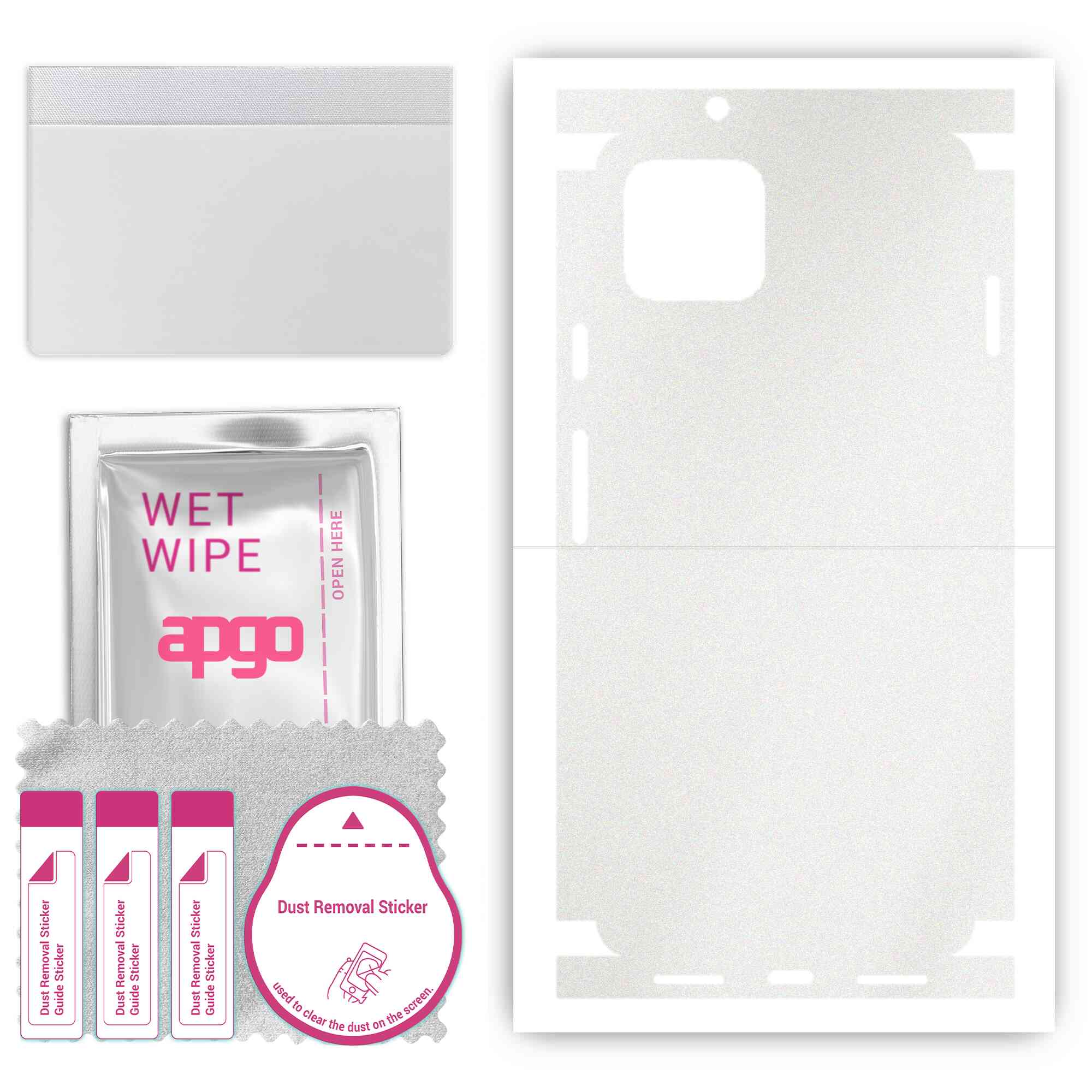 apgo Protective Skin Sticker for the back+sides compatible with Google Pixel 4, Full Wrap Film, Foil, Vinyl - Pattern Matte Transparent
apgo Protective Skin Sticker for the back+sides compatible with Google Pixel 4, Full Wrap Film, Foil, Vinyl - Pattern Matte Transparent