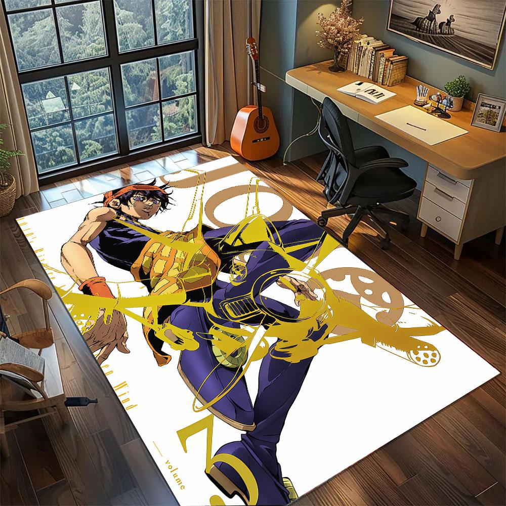 Ковер JoJo s Bizarre Adventure для гостиной, спальни, домашнего декора, крутой коврик из фильма, игровой коврик для пола 60x90cm
Ковер JoJo s Bizarre Adventure для гостиной, спальни, домашнего декора, крутой коврик из фильма, игровой коврик для пола 60x90cm