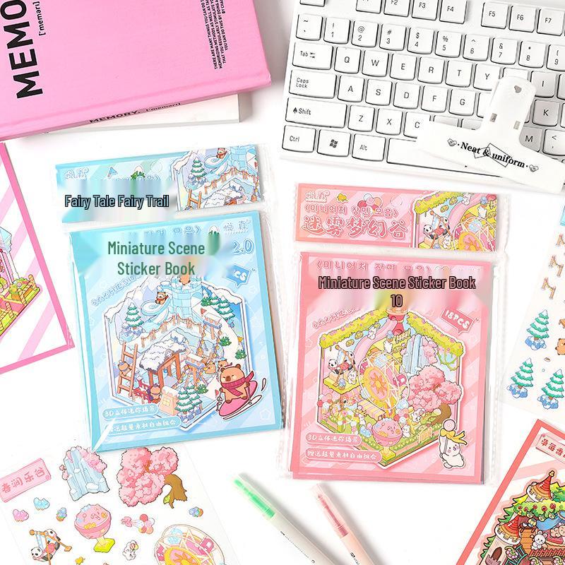Yuezhen Holiday 3D Scenery Sticker Book for Kids – Creative, Cross-Border, Stereo Design Stickers
Yuezhen Holiday 3D Scenery Sticker Book for Kids – Creative, Cross-Border, Stereo Design Stickers