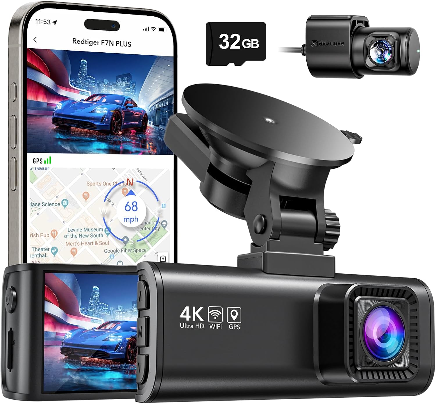 F7NP 11,5-футовый кабель питания USB-C, 4K-камера с Wi-Fi и GPS, 3,16-дюймовый IPS-экран, ночное видение, 170° широкий угол обзора, карта 32 ГБ United States
F7NP 11,5-футовый кабель питания USB-C, 4K-камера с Wi-Fi и GPS, 3,16-дюймовый IPS-экран, ночное видение, 170° широкий угол обзора, карта 32 ГБ United States