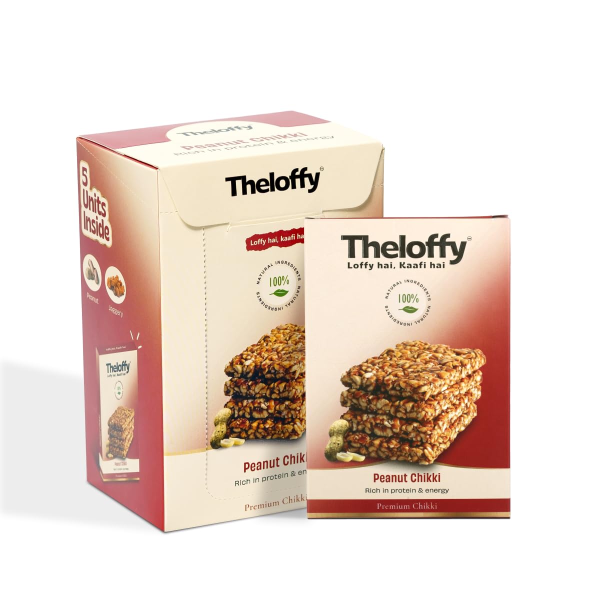 THELOFFY Premium Peanut Chikki with Jaggery | Brittle | Gajak | No Added Colors or Preservatives | Crunchy Chikki | Groundnut Brittle | Ind
THELOFFY Premium Peanut Chikki with Jaggery | Brittle | Gajak | No Added Colors or Preservatives | Crunchy Chikki | Groundnut Brittle | Ind