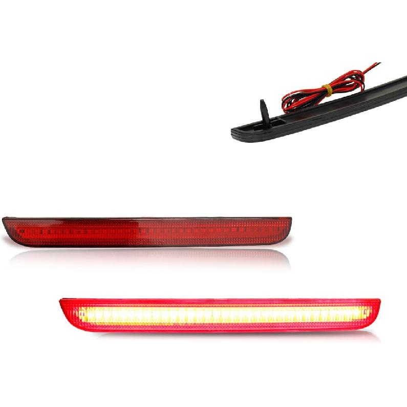 ADIIL Smoked Lens Tail Brake Running Lamps Red LED Reflector Light Kit Compatible for 2015-2022 Dodge Challenger Red Lens Red Lights
ADIIL Smoked Lens Tail Brake Running Lamps Red LED Reflector Light Kit Compatible for 2015-2022 Dodge Challenger Red Lens Red Lights
