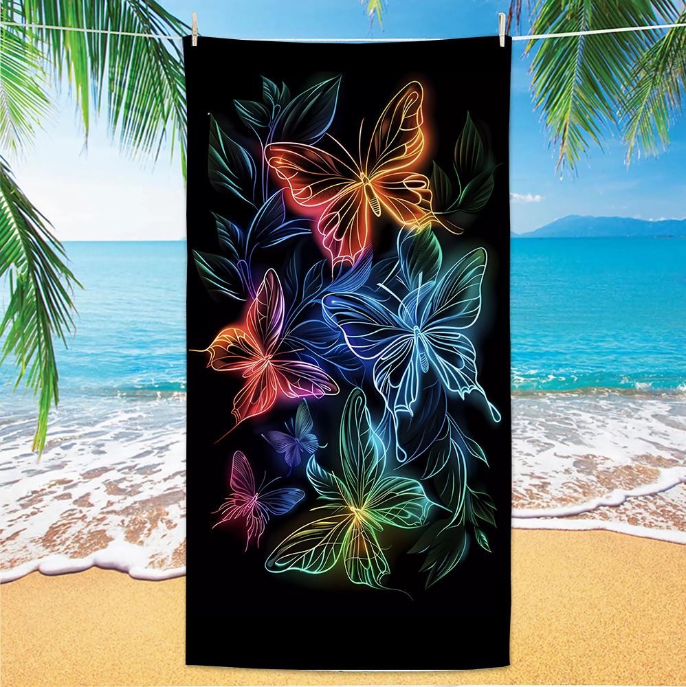 Butterfly Beach Towel, Digital Printing Thin Quick-Dry Anti-Sand Microfiber Lightweight for Swim, Yoga, Travel, Gym, Gift W30*H60(CM)
Butterfly Beach Towel, Digital Printing Thin Quick-Dry Anti-Sand Microfiber Lightweight for Swim, Yoga, Travel, Gym, Gift W30*H60(CM)