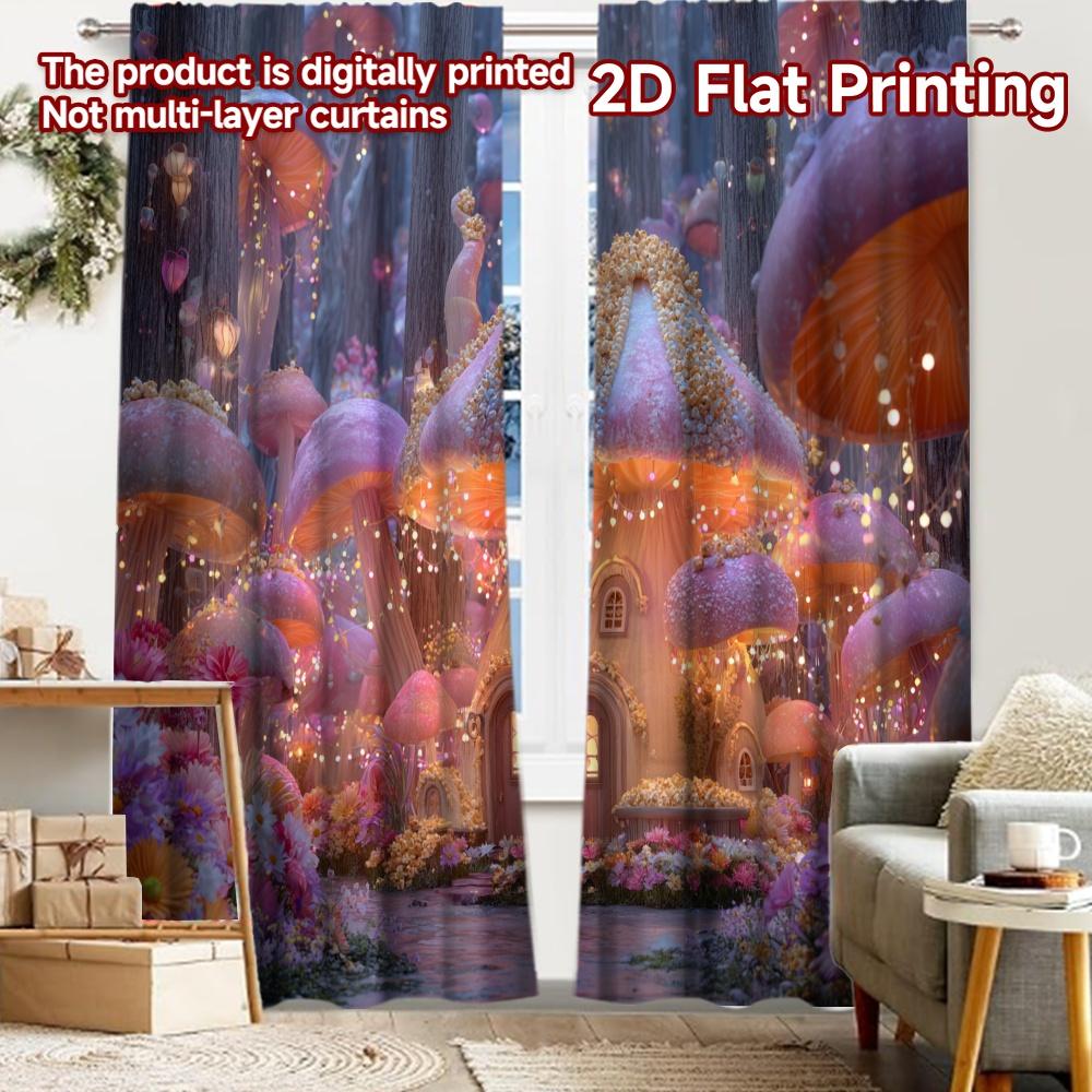 2pcs 2D FLAT PRINTING Curtains (Without Rod) Mushroom Haven Minimalist holiday curtains Fabric Curtains Art Deco Festive 100*130 HOOK 1pcs
2pcs 2D FLAT PRINTING Curtains (Without Rod) Mushroom Haven Minimalist holiday curtains Fabric Curtains Art Deco Festive 100*130 HOOK 1pcs