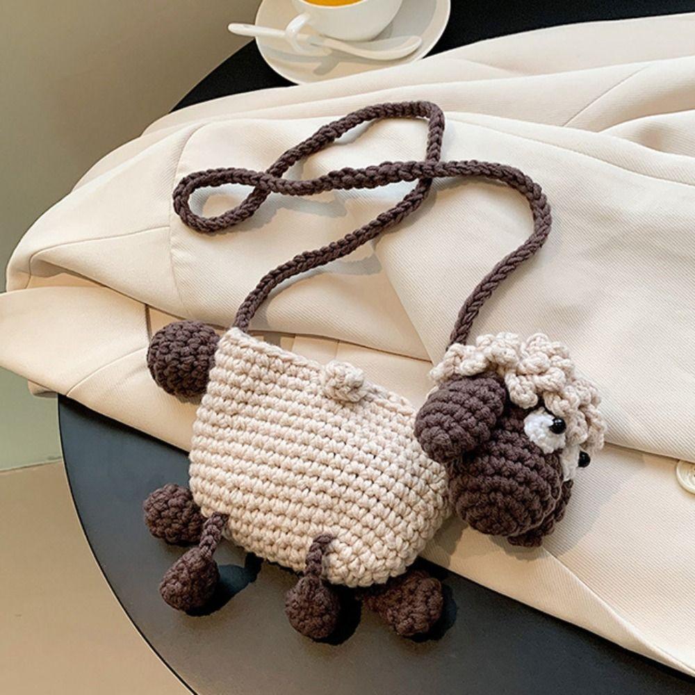 Сумка в форме овцы, плетеная вручную, вязаная сумка в форме овцы, сумка через плечо в форме овцы, подарок для девочек
Сумка в форме овцы, плетеная вручную, вязаная сумка в форме овцы, сумка через плечо в форме овцы, подарок для девочек