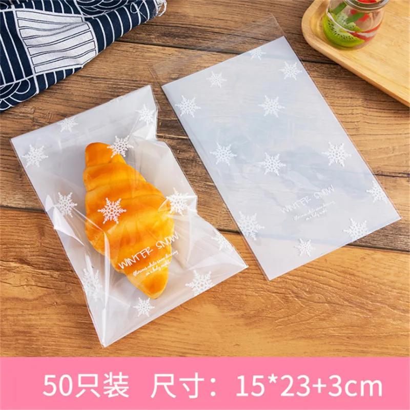 50Pcs 15x23cm Transparent Snowflake Toast Bread Xmas Gift Bags Dessert Candy Plastic Baking Packaging 15x23&Other
50Pcs 15x23cm Transparent Snowflake Toast Bread Xmas Gift Bags Dessert Candy Plastic Baking Packaging 15x23&Other
