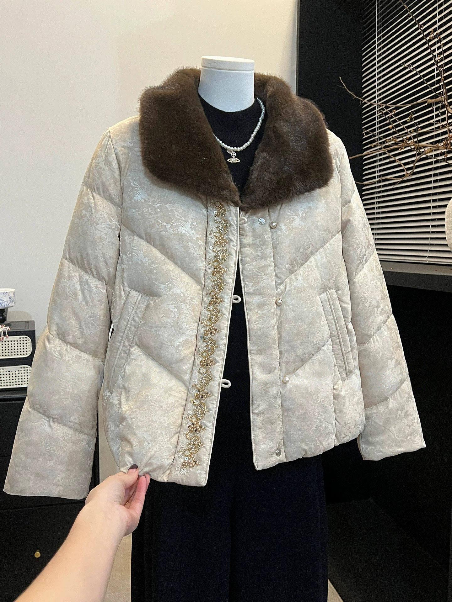Women s 2025 New Style Winter Down Jacket - Stylish Petite Coat for Middle-Aged & Elderly with Chinese Style Embroidery 2XL (135-150 jin)
Women s 2025 New Style Winter Down Jacket - Stylish Petite Coat for Middle-Aged & Elderly with Chinese Style Embroidery 2XL (135-150 jin)