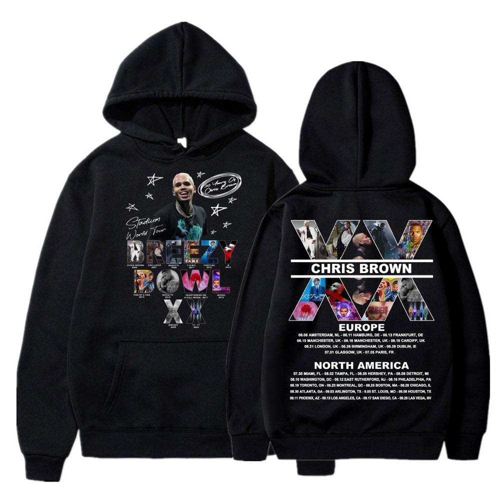 Chris Brown Breezy Bowl XX 2025 Concert Tour Hoodie Hip Hop Retro Men Women Sweatshirt Oversized Fleece Warm Pullover Streetwear XL
Chris Brown Breezy Bowl XX 2025 Concert Tour Hoodie Hip Hop Retro Men Women Sweatshirt Oversized Fleece Warm Pullover Streetwear XL