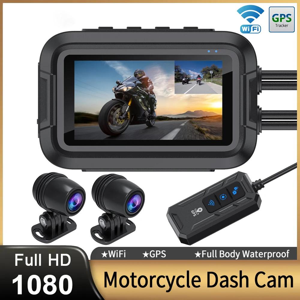 Мотоциклетный видеорегистратор 3,0 дюйма, IPS Dual 1080P, Full HD, водонепроницаемая камера для всего тела, Wi-Fi, GPS, видеорегистратор, передний и задний видеорегистратор для вождения
Мотоциклетный видеорегистратор 3,0 дюйма, IPS Dual 1080P, Full HD, водонепроницаемая камера для всего тела, Wi-Fi, GPS, видеорегистратор, передний и задний видеорегистратор для вождения