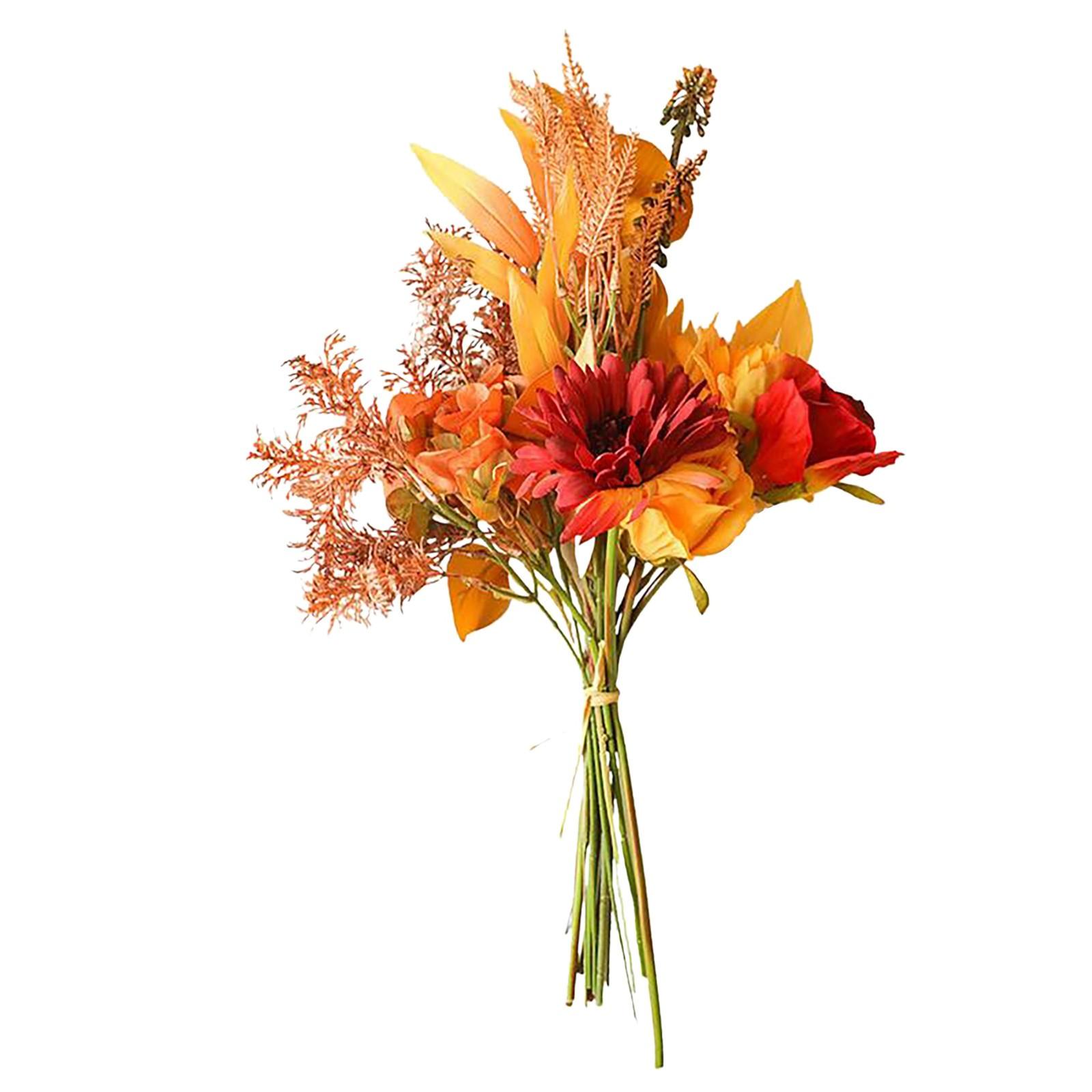 Artificial Floral Bouquet Lifelike Faux Flowers Realistic Silk Flower Arrangement for Home Wedding Office Decor One Size жовтий
Artificial Floral Bouquet Lifelike Faux Flowers Realistic Silk Flower Arrangement for Home Wedding Office Decor One Size жовтий