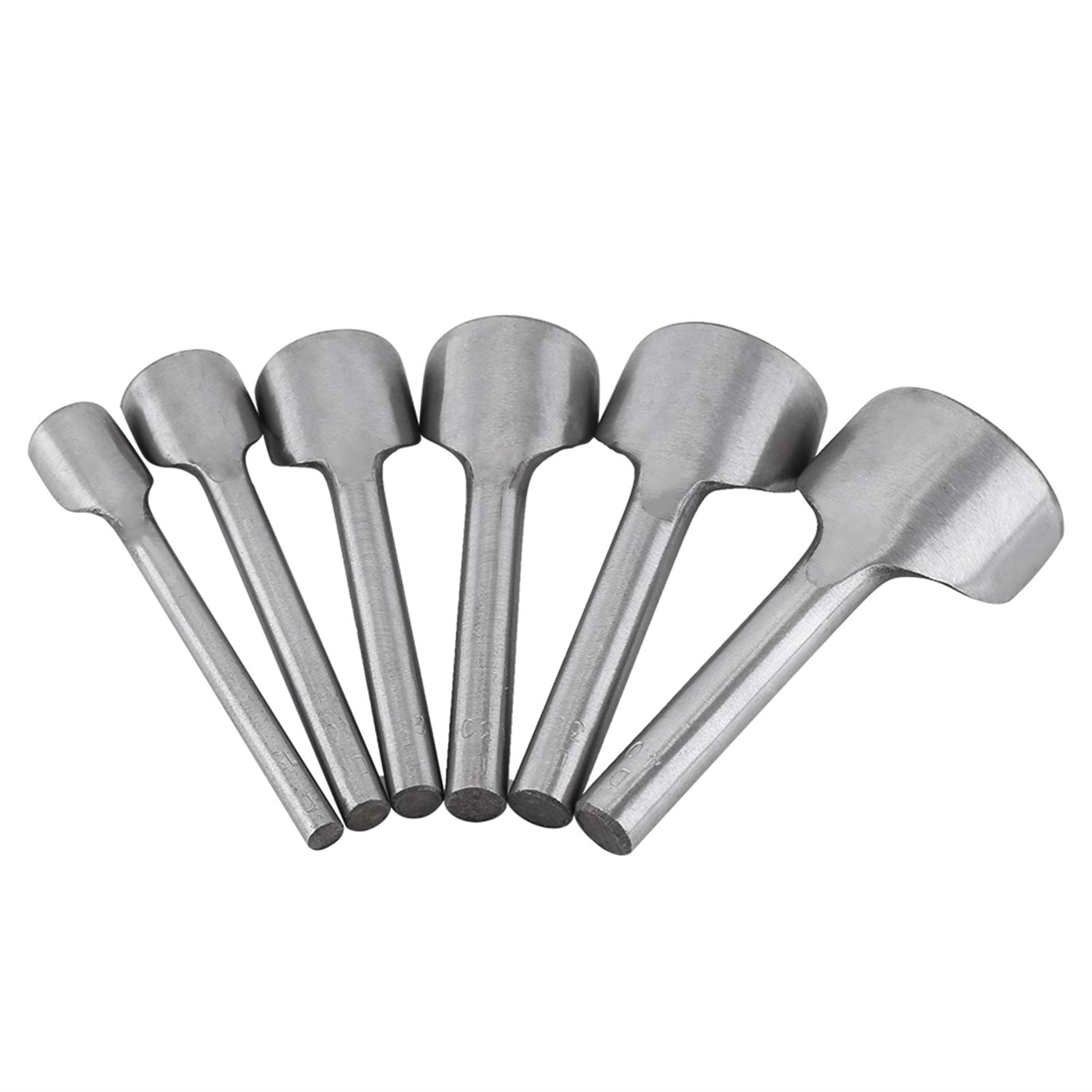6pcs Set DIY Leather Carft Half -Round Punch Belt End Cutter For Home Leather Sewing(15-40mm)
6pcs Set DIY Leather Carft Half -Round Punch Belt End Cutter For Home Leather Sewing(15-40mm)