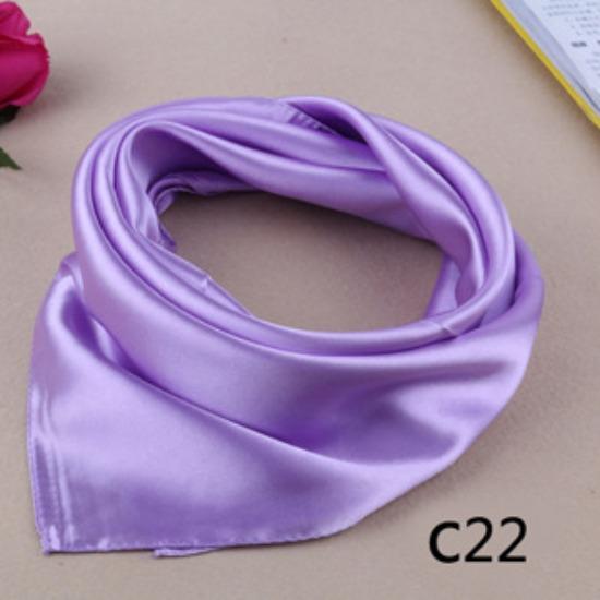 Однотонный маленький шелковый шарф, маленький квадратный шарф, женский сезонный профессиональный декоративный атласный маленький газовый шарф, Япония и Южная Корея Below 60cm
Однотонный маленький шелковый шарф, маленький квадратный шарф, женский сезонный профессиональный декоративный атласный маленький газовый шарф, Япония и Южная Корея Below 60cm