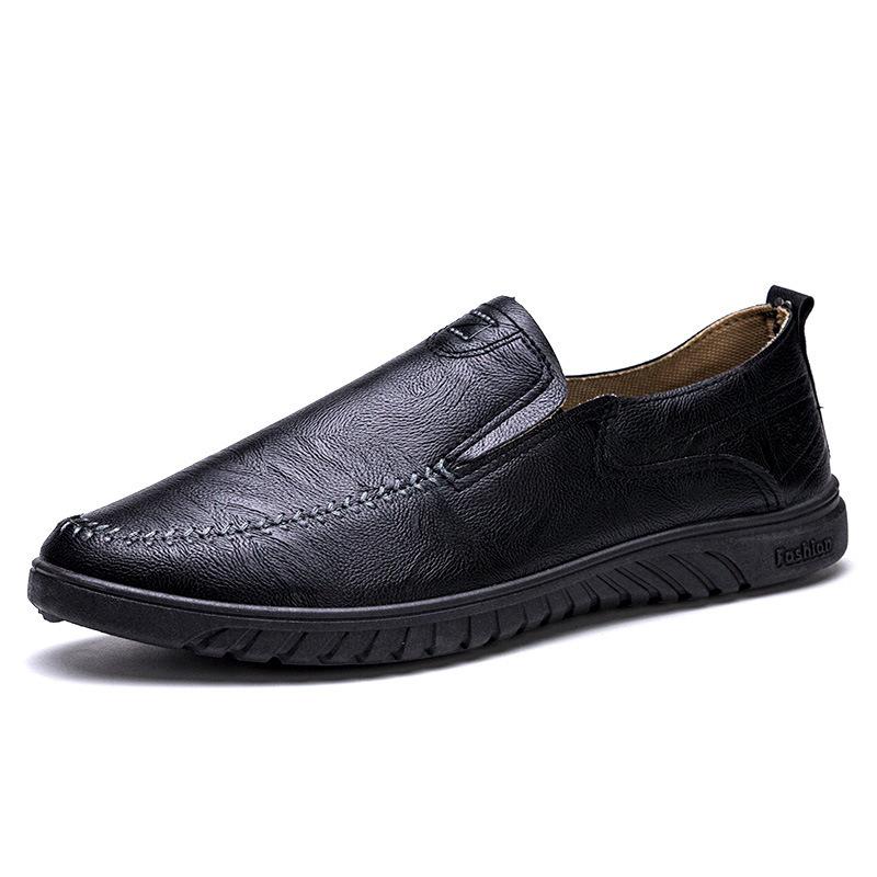 Мужские кожаные туфли, бобы, повседневная обувь в корейском стиле, удобные туфли для вождения с мягкой подошвой, популярные кожаные туфли на плоской подошве 44
Мужские кожаные туфли, бобы, повседневная обувь в корейском стиле, удобные туфли для вождения с мягкой подошвой, популярные кожаные туфли на плоской подошве 44