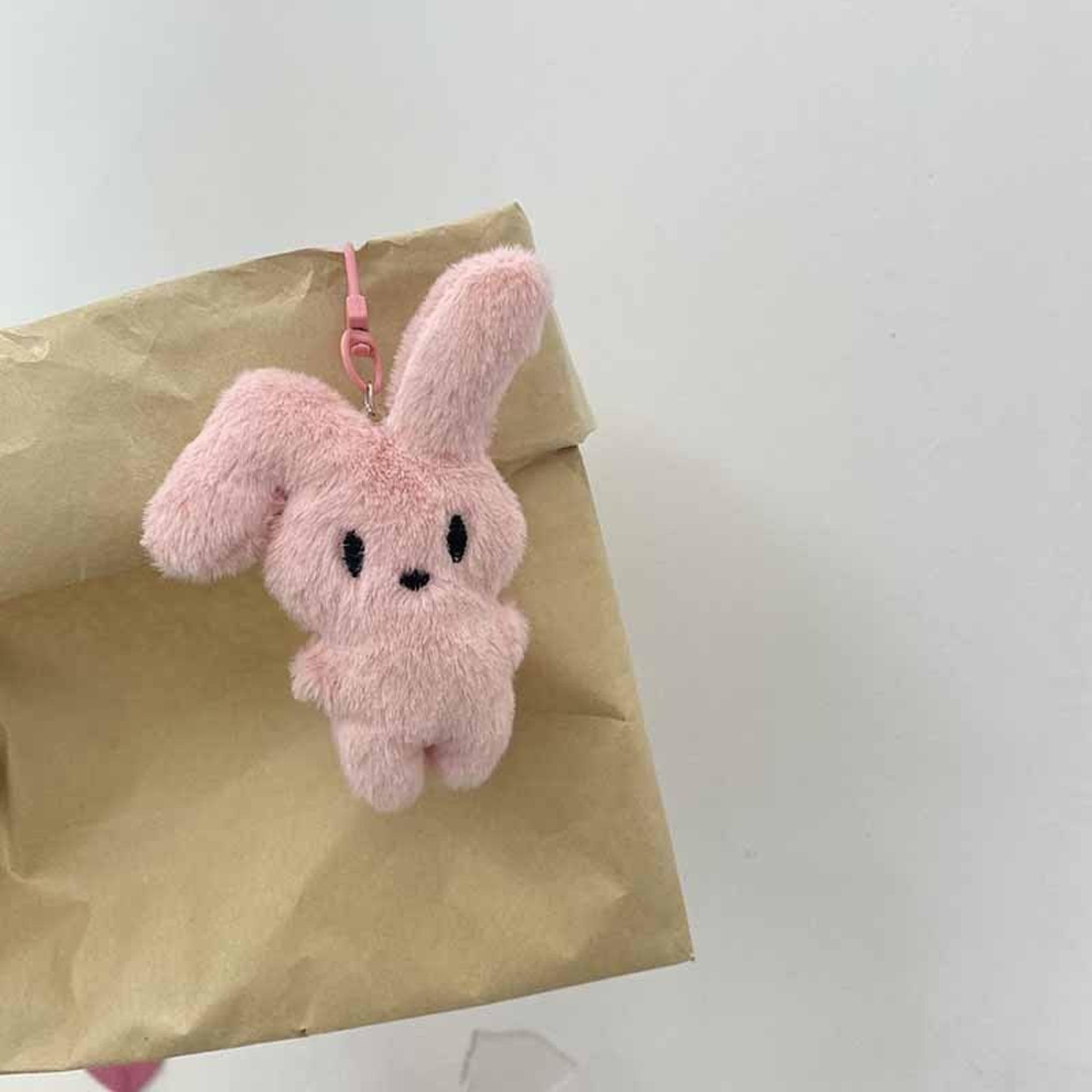 Plush Bunny Keychain Soft Stuffed Animal Charm with Metal Clip for Bags Backpacks and Keys Accessory One Size рожевий
Plush Bunny Keychain Soft Stuffed Animal Charm with Metal Clip for Bags Backpacks and Keys Accessory One Size рожевий